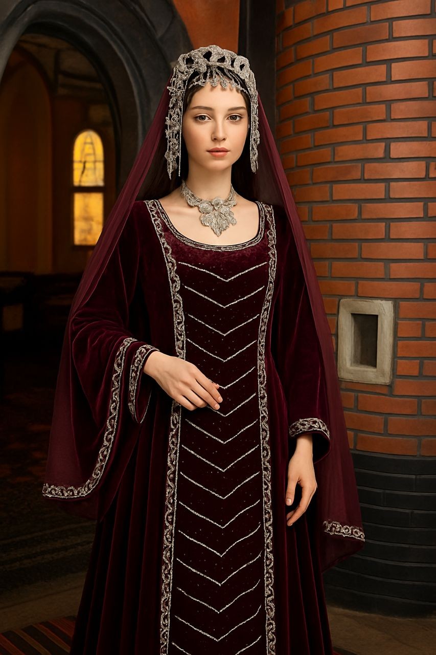 لبس تراث يمني  من المخمل والقصه عمانيه